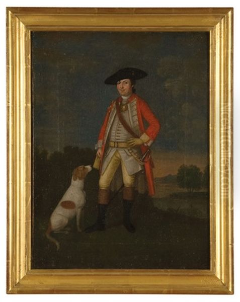 Portrait Of An Officer Oil Painting by Arthur Devis