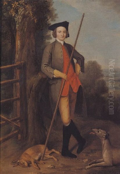 Portrait Of William, Son Of Thomas Player Oil Painting by Arthur Devis