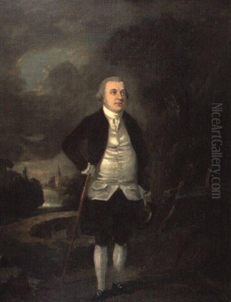 Portrait Of Colonel John Anstruther Oil Painting by Arthur Devis