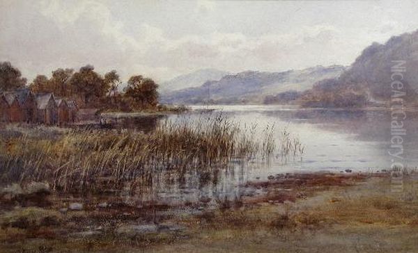 The Ferry Oil Painting by Edward Arden