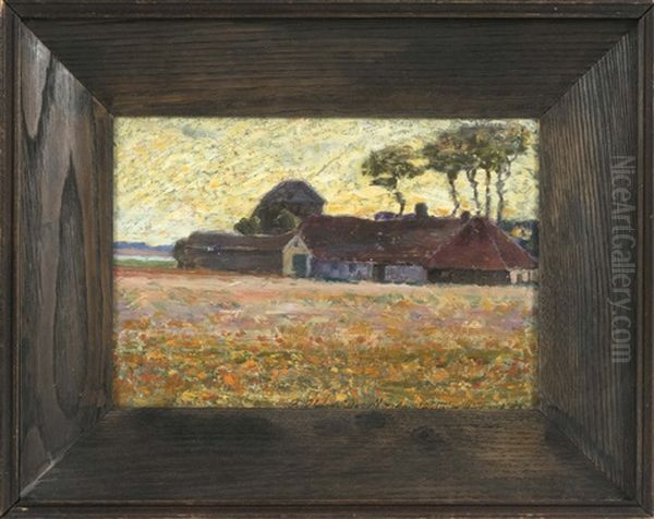 Farmhouse, Amsterdam Oil Painting by Frederik Usher Devoll