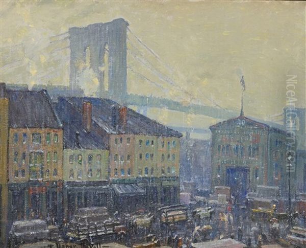 Near The Brooklyn Bridge by Frederik Usher Devoll