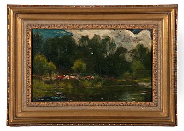 June Day On The Colin River Oil Painting by Charles Melville Dewey