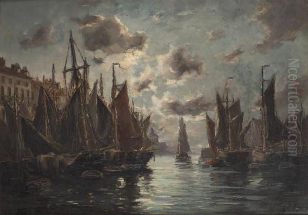 Marine Oil Painting by Henri Arden