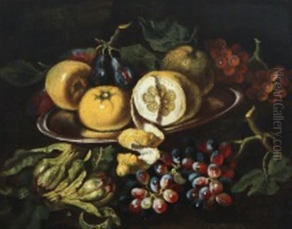 Still Life With Lemons Oil Painting by Guilliam van Deynum