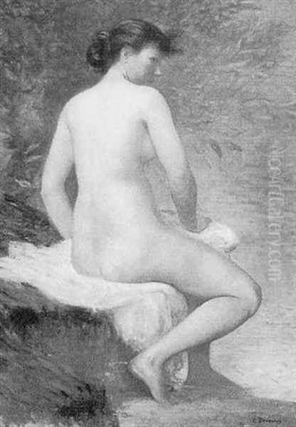 La Grande Baigneuse Oil Painting by Emile Alfred Dezaunay