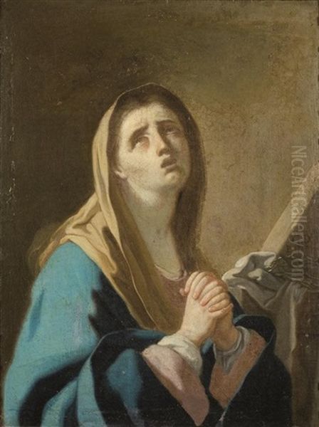 Vierge En Priere Oil Painting by Giacinto Diana