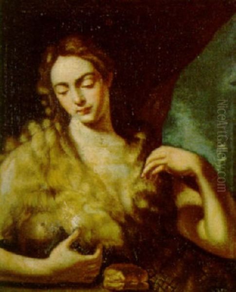 Maddalena Oil Painting by Giacinto Diana