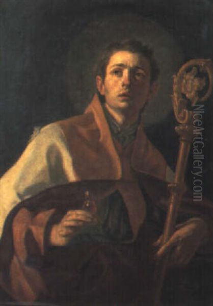 San Gennaro Oil Painting by Giacinto Diana