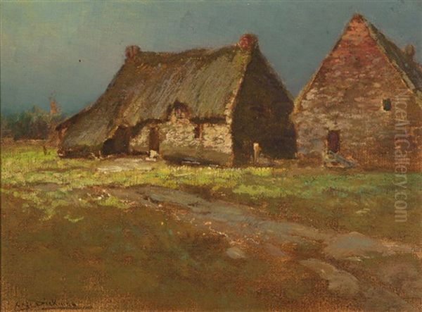 Thatched Cottages by Charles Dickman