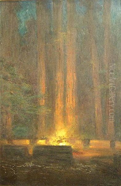 The Bohemian Grove Oil Painting by Charles Dickman