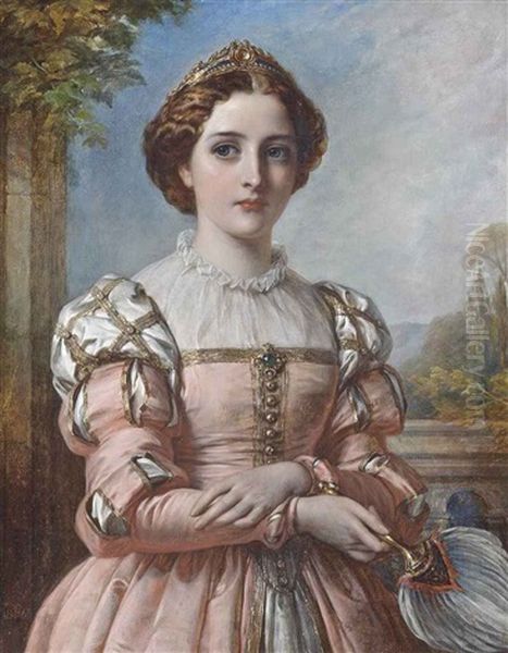 Beatrice Oil Painting by Thomas Francis Dicksee