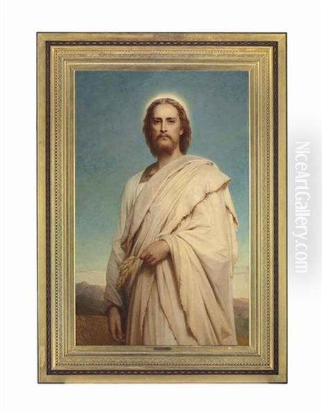 Christ Of The Cornfield Oil Painting by Thomas Francis Dicksee