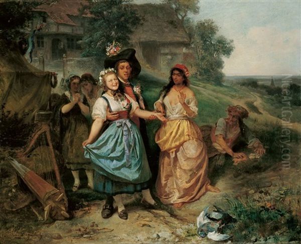 Die Wahrsagerin by Anton Heinrich Dieffenbach