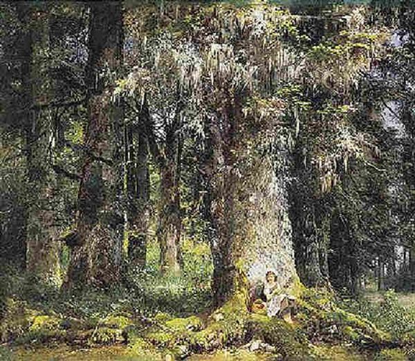 Rast Unter Dem Baum Oil Painting by Anton Heinrich Dieffenbach