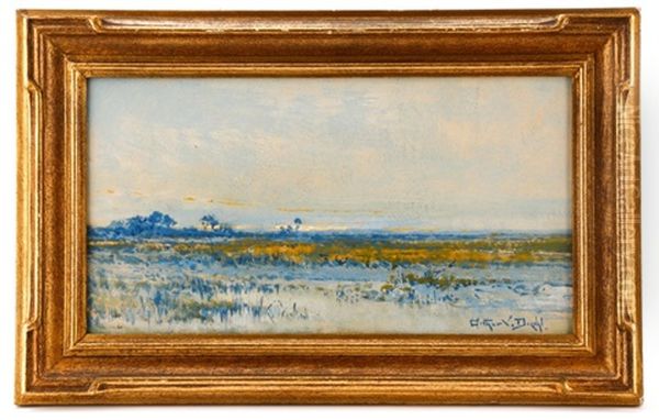 Marsh Landscape Oil Painting by Arthur Vidal Diehl