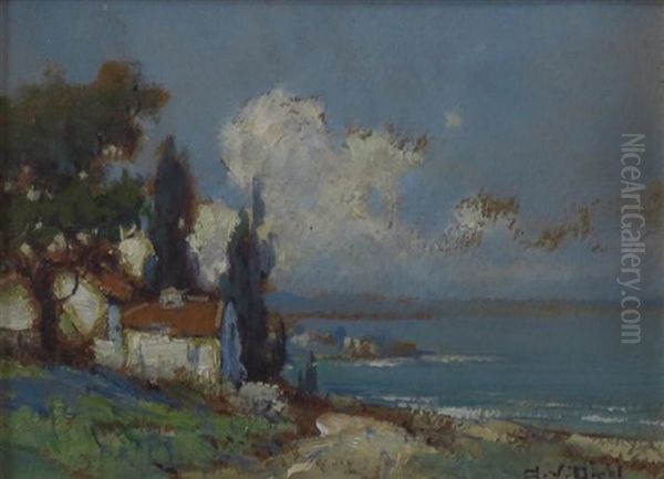 Shoreline European Oil Painting by Arthur Vidal Diehl