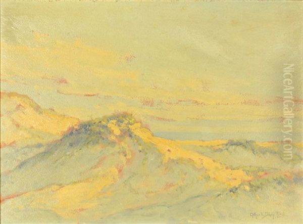 Sand Dunes, Cape Cod Oil Painting by Arthur Vidal Diehl