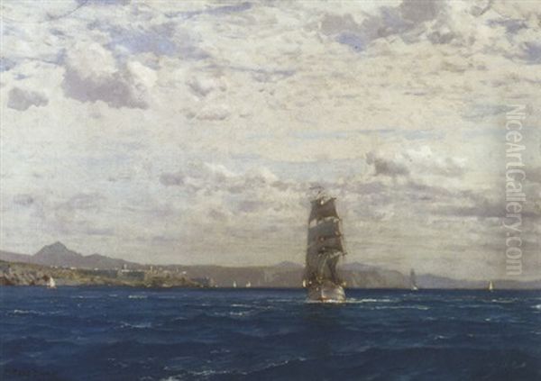 Vue D'izmir Oil Painting by Michael Zeno Diemer