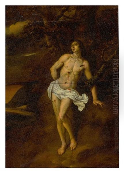 The Martyrdom Of Saint Sebastian Oil Painting by Abraham van Diepenbeeck