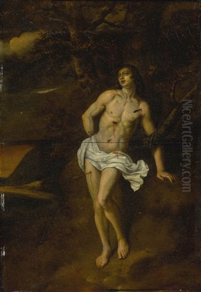 The Martyrdom Of Saint Sebastian Oil Painting by Abraham van Diepenbeeck