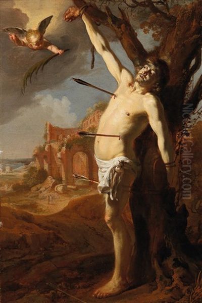 Saint Sebastian Oil Painting by Abraham van Diepenbeeck