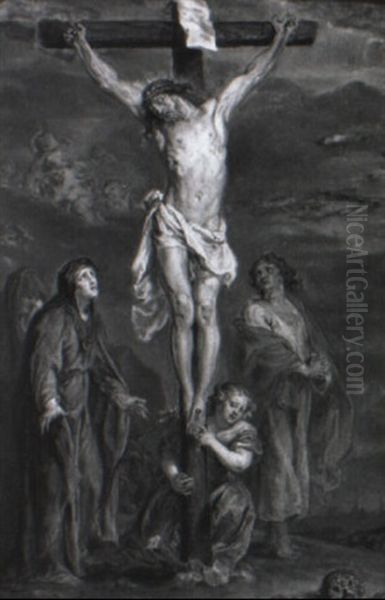 Le Christ En Croix Oil Painting by Abraham van Diepenbeeck