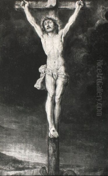 Crucifixion Oil Painting by Abraham van Diepenbeeck