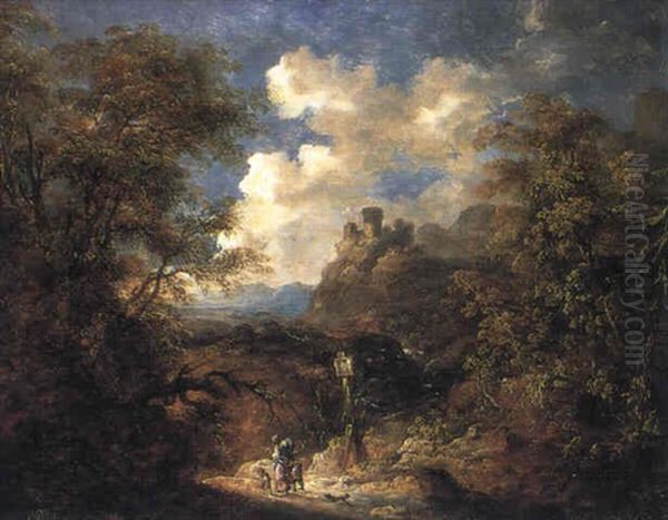 Paisaje De Montana Oil Painting by Adriaen Van Diest