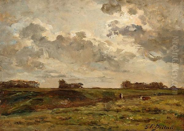 Weite Landschaft Oil Painting by Pierre Georges Dieterle