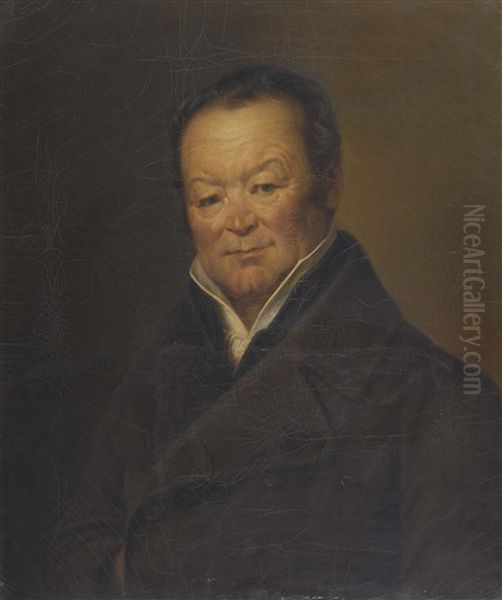 Portrat Des Oberst Johann Ludwig Von Wurstemberger Oil Painting by Johann Friedrich Dietler