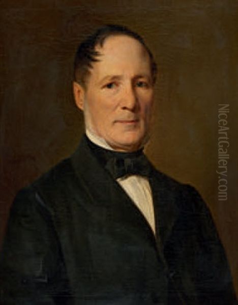 Bildnis Des Alfred Von May-von Tavel Oil Painting by Johann Friedrich Dietler