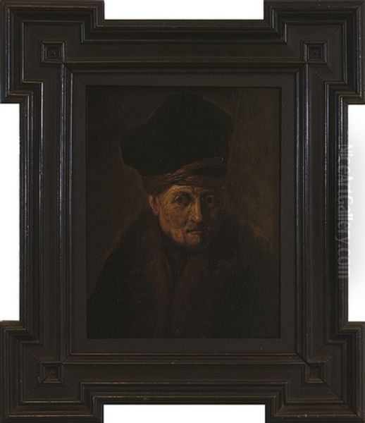 Ritratto Del Cosidetto Padre Di Rembrandt Oil Painting by Christian Wilhelm Ernst Dietrich