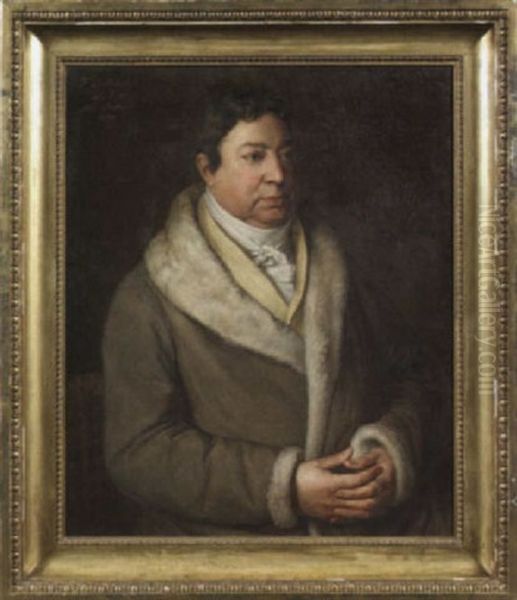 Portrait Des Hofrats Friedrich Christoph Mayer Oil Painting by Johann Friedrich Dietrich