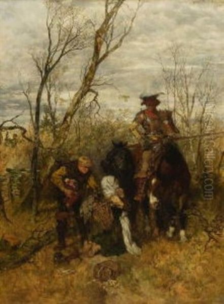 Strauchritter Oil Painting by Wilhelm Von Diez