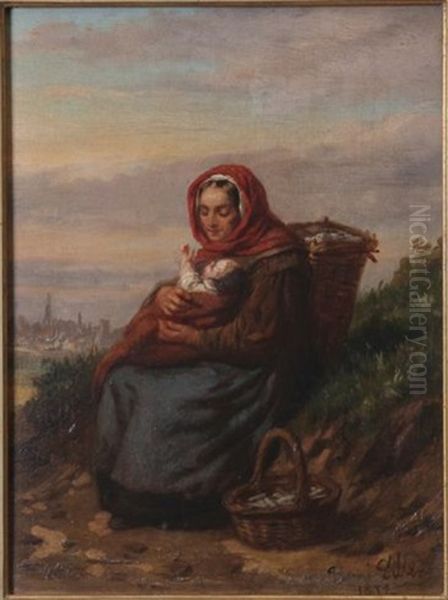 Sans Titre Oil Painting by Hendrick Joseph Dillens