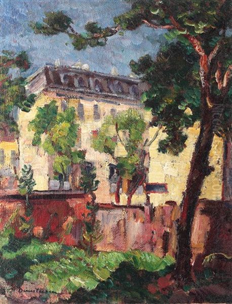 Jardin Des Tuileries Oil Painting by Stefan Dimitrescu