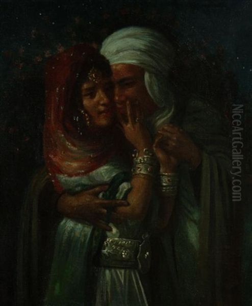 Legende Arabe, Esclave D'amour, Lumiere Des Yeux by Alphonse Etienne Dinet