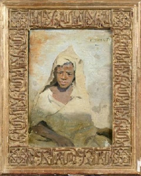 Portrait De Jeune Arabe Oil Painting by Alphonse Etienne Dinet