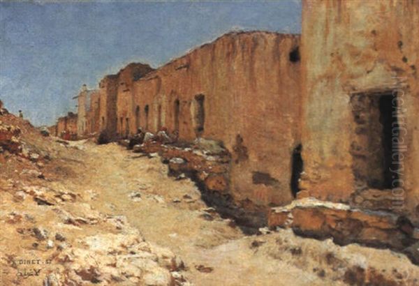 Rue A Laghouat by Alphonse Etienne Dinet