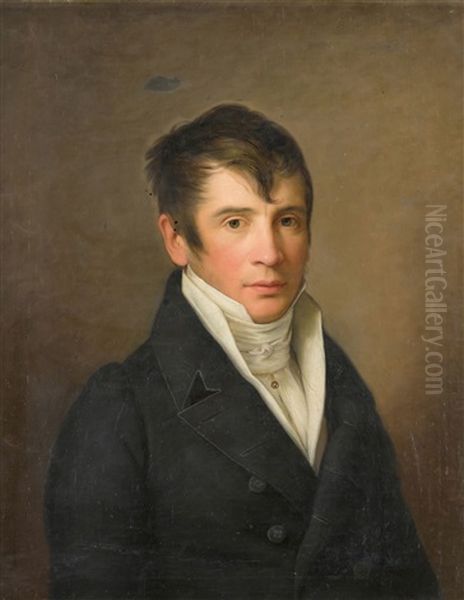 Portrait Von Hans Heinrich Gysi-locher Oil Painting by Felix Maria Diogg