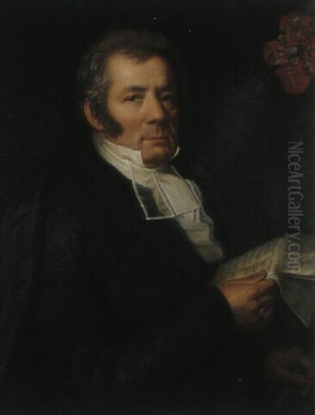 Bildnis Des Franz Josef Businger Von Stans Oil Painting by Felix Maria Diogg