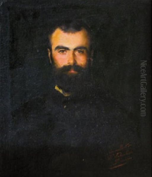 Portrait D' Homme Oil Painting by Serkis Diranian