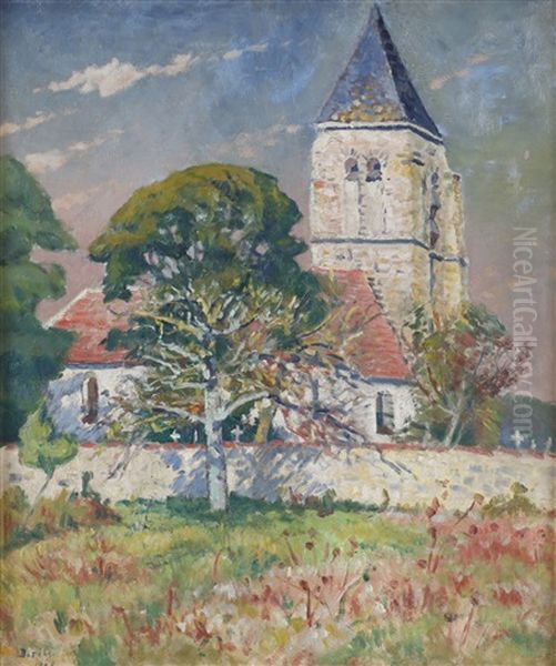 Fransk Kirke Oil Painting by Karl Edvard Diriks