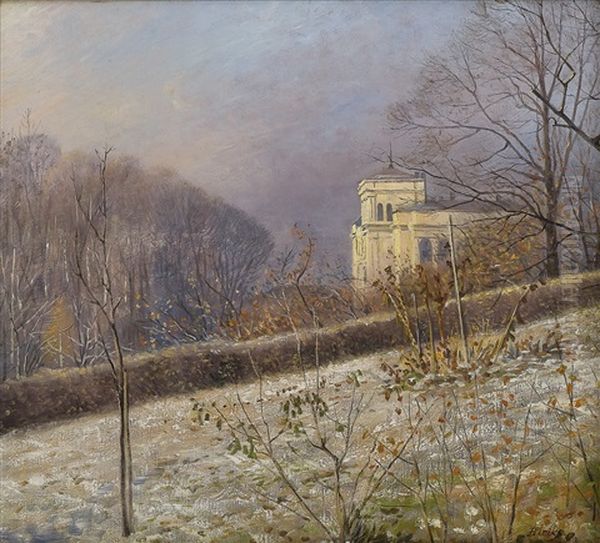 Villa Ved Drammensveien Oil Painting by Karl Edvard Diriks