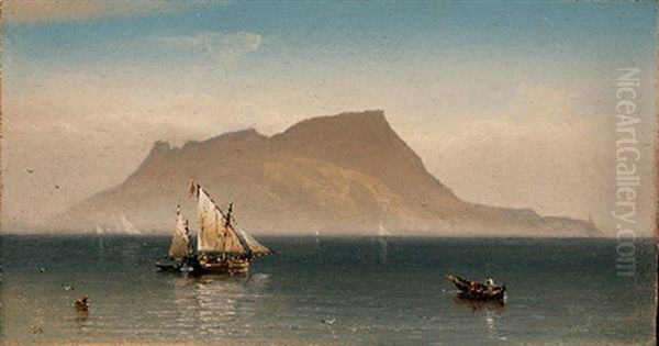 Morning At Gibraltar Oil Painting by Charles Temple Dix