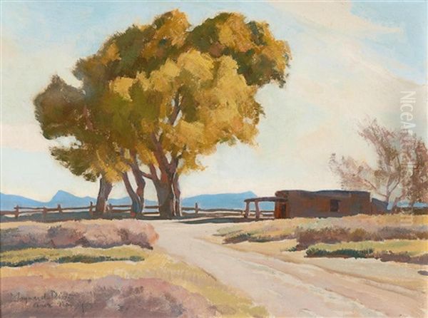 Homestead Oil Painting by Maynard Dixon