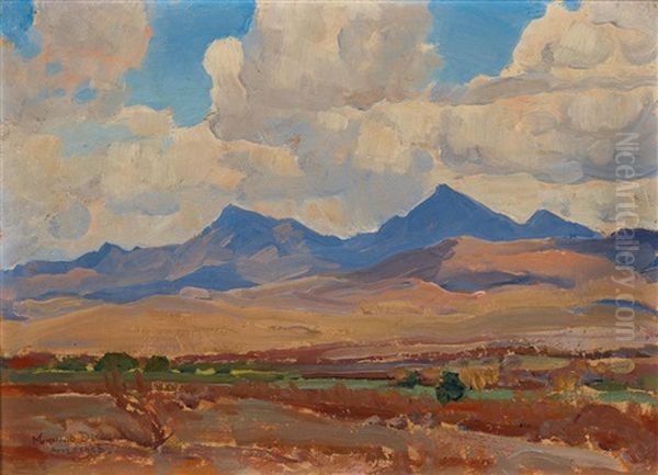 Hills Near Tumacacori Mission, Arizona Oil Painting by Maynard Dixon