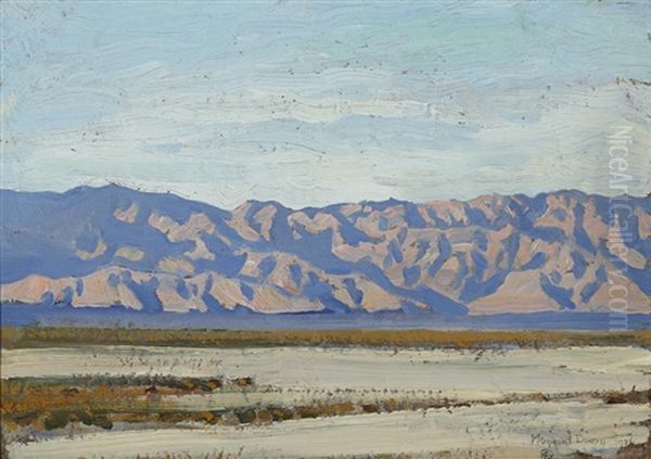 Desert Expanse; Nude Study (double-sided) by Maynard Dixon