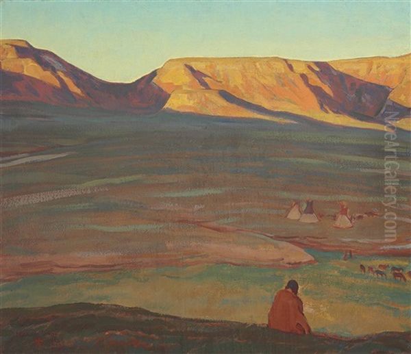 The Rising Shadow by Maynard Dixon